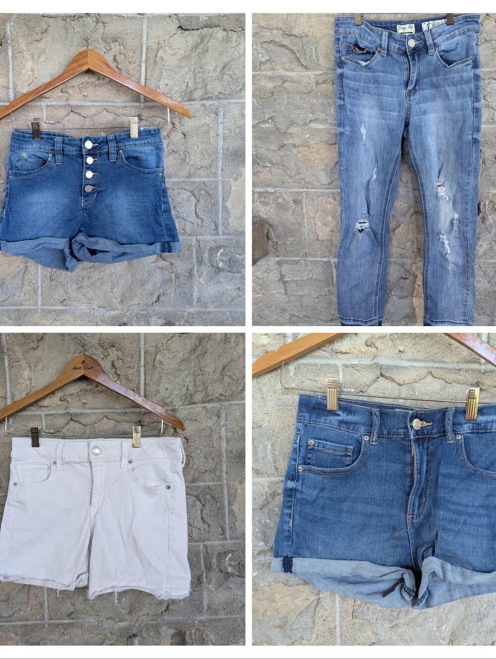 Denim Bundle 3 Shorts 1 Jeans Sizes 6-7